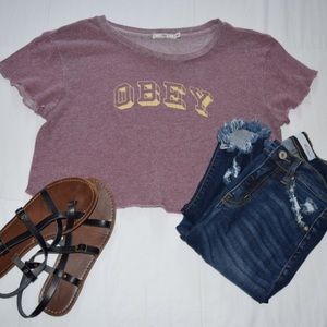 Obey Crop top